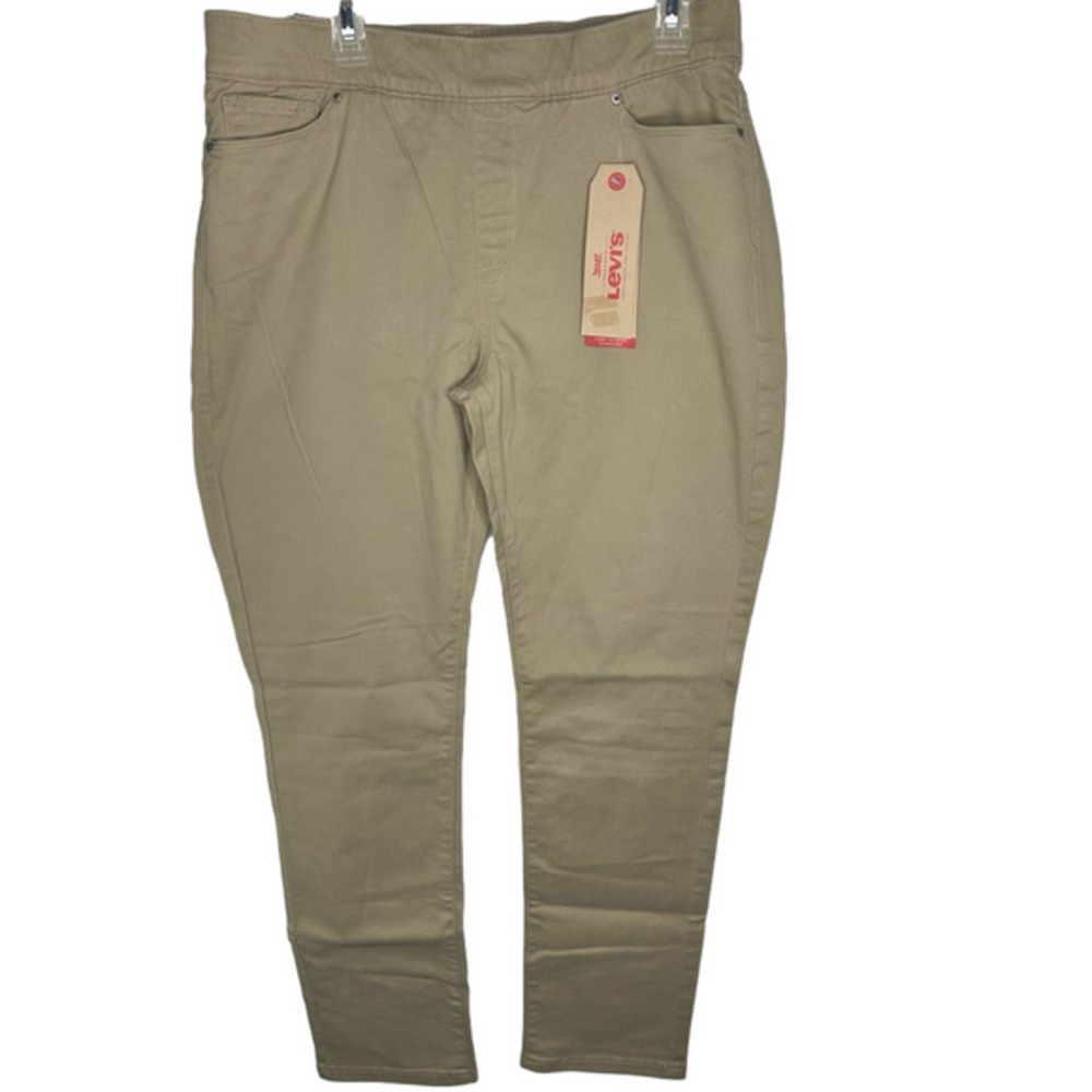 Levi's Khaki Perfectly Slimming Pull on Skinny 16M/33